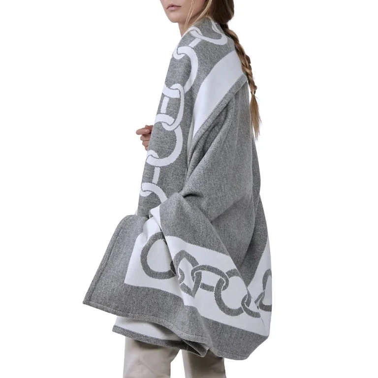 Frette Chains Virgin Wool Throw