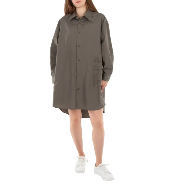 MM6 Cotton Poplin Shirt Dress