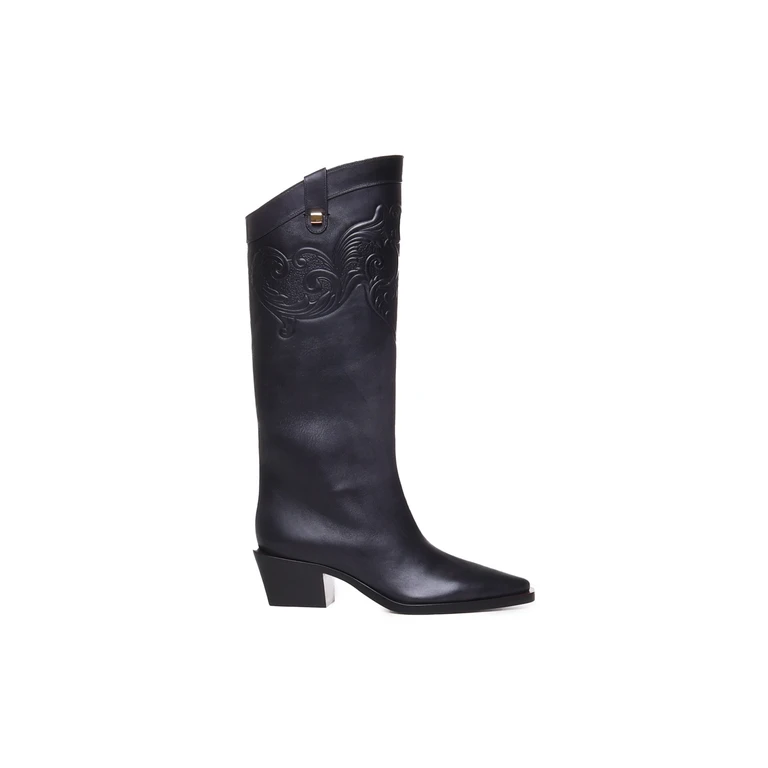 Maison SKORPIOS Boots Black Pelle - Women