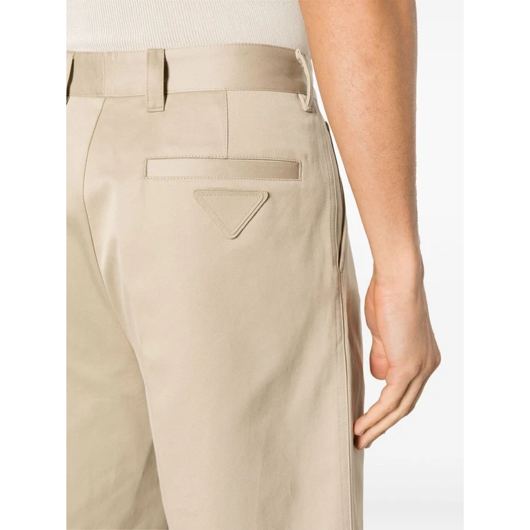 Prada Shorts Beige Lining: Cotton Outer - Men