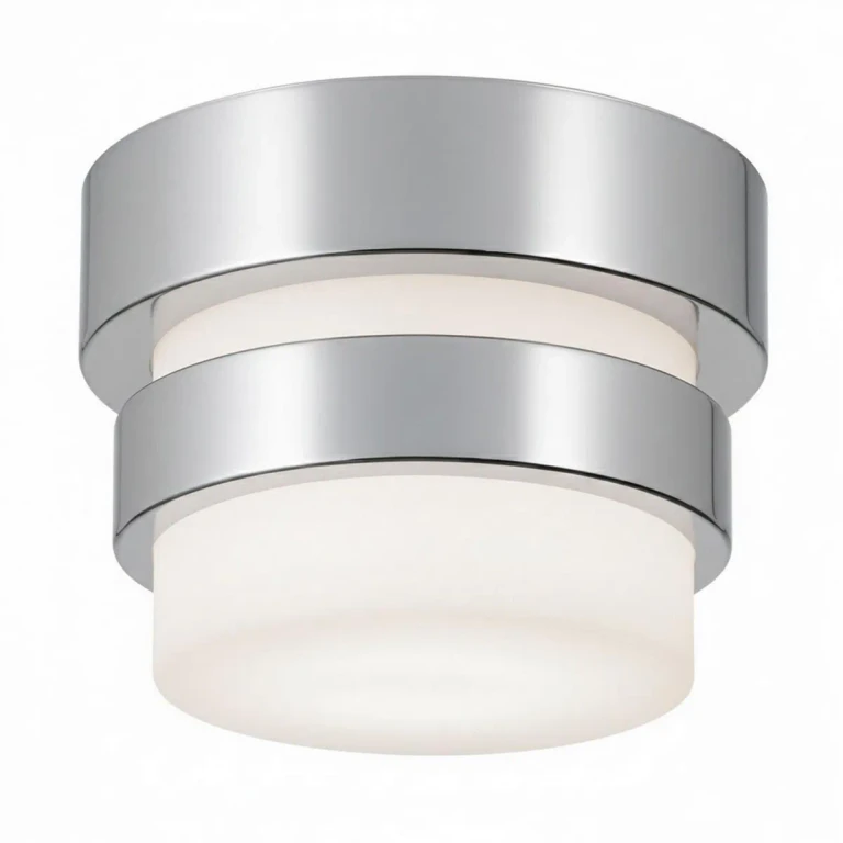 Polished Chrome LED Flush Mount from the Miami Collection