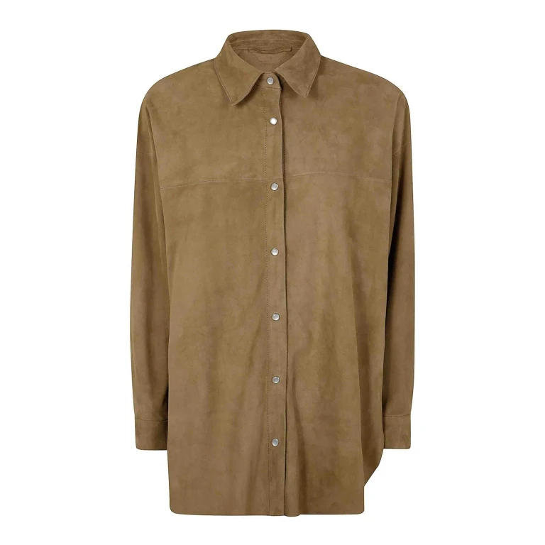 SALVATORE SANTORO Oversized Leather Jacket