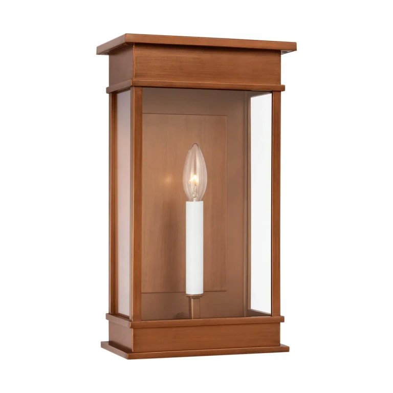 Natural Copper Wall Lantern from the Cupertino Collection