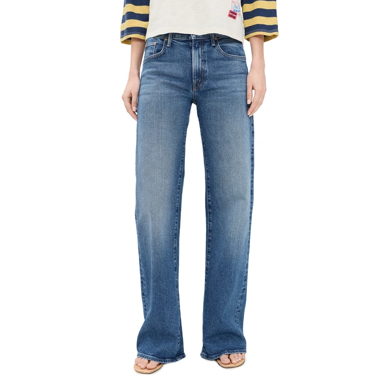 MOTHER The Lasso Heel Jeans Knick Knack Paddy Whack 32