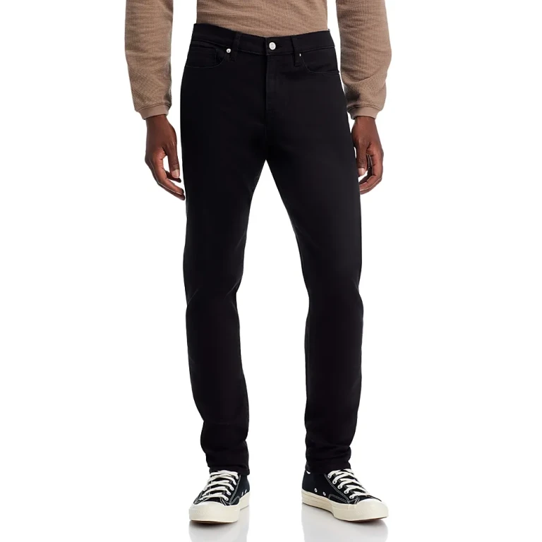 Frame L'Homme Slim Fit Jeans in Noir