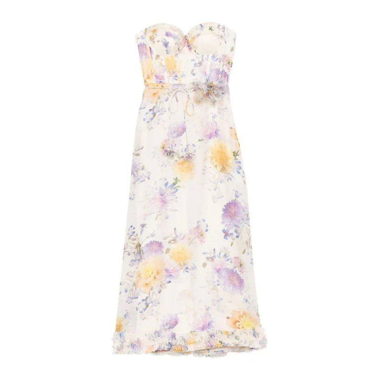 Zimmermann Robe Au Genou - Multicolore