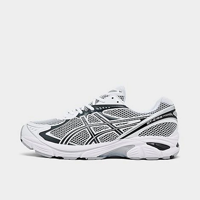 Men's ASICS GT-2160 Casual Shoes in White/Graphite Grey Size: 7.5