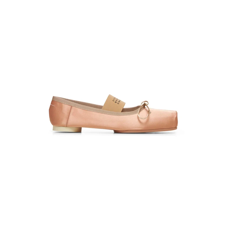 MM6 Maison Margiela Beige Flat