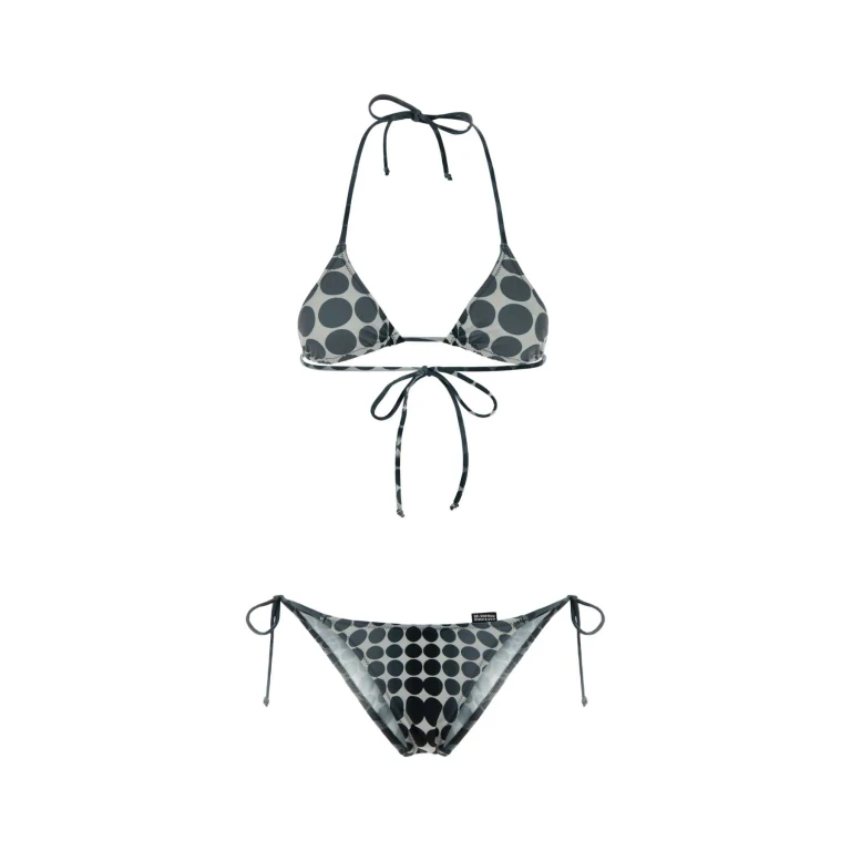 Jean Paul Gaultier Printed Stretch Polyester Bikini