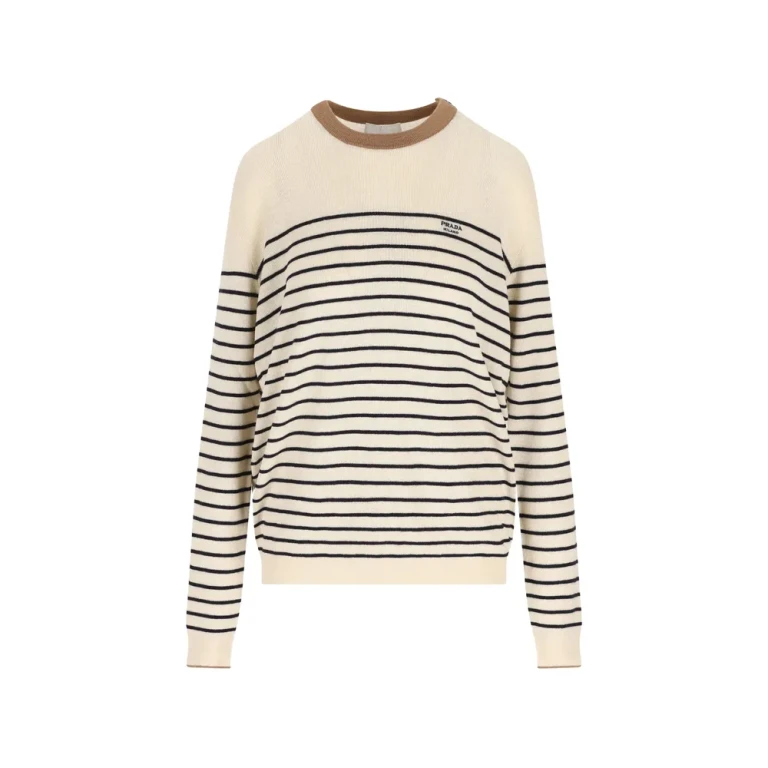 Striped Wool Crew-neck Sweater