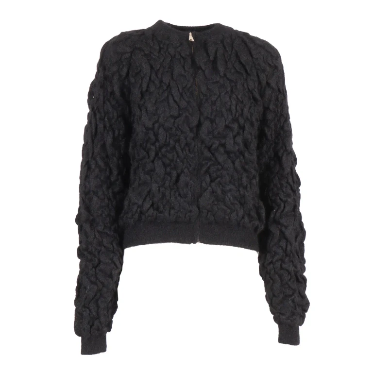 Fabiana Filippi Mohair Bubble Stitch Bomber