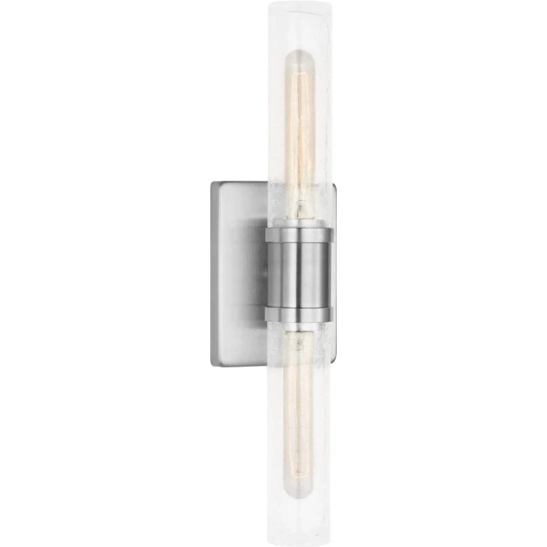 Brushed Nickel Bathroom Vanity Light from the Keaton Collection