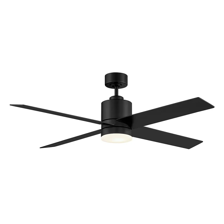 Trade Winds Elliott 52" LED Ceiling Fan in Matte Black