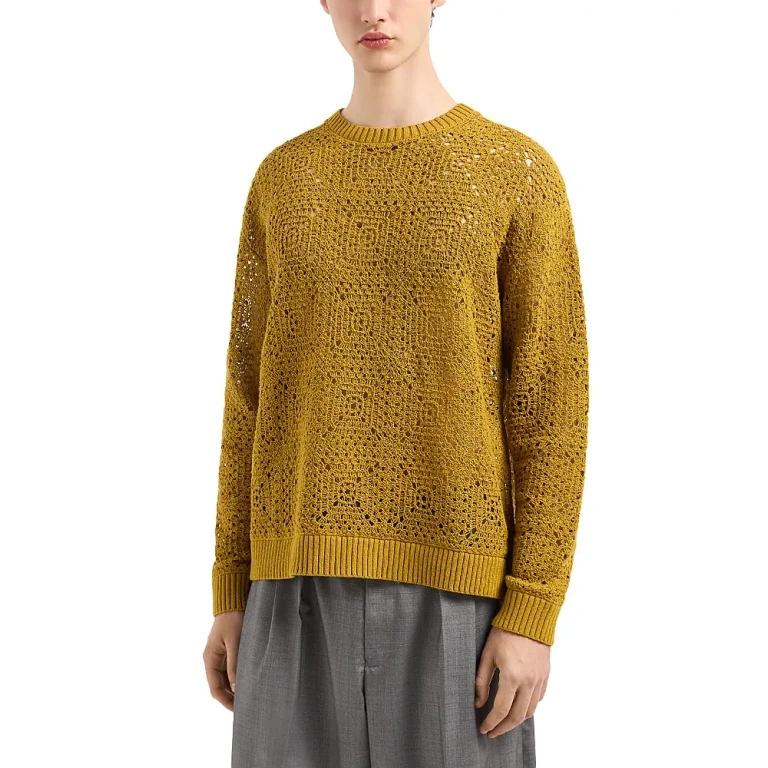 Emporio Armani Crocheted Sweater