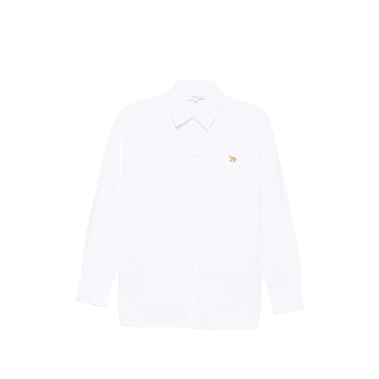 Maison Kitsuné Fox-embroidered Shirt