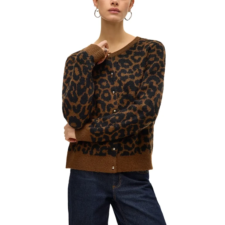 Vero Moda Newkai Leopard Cardigan