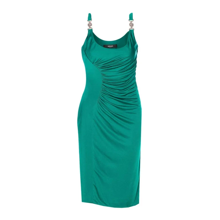 Versace Robe De Cocktail - Vert