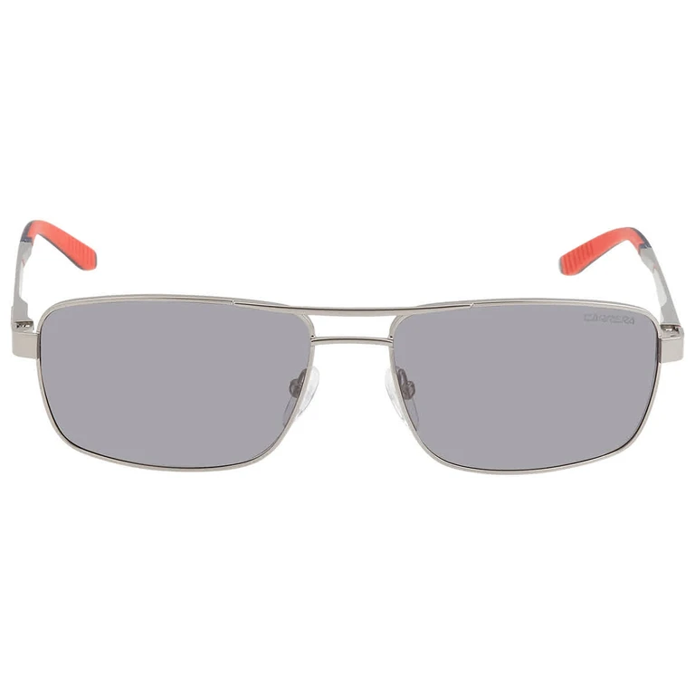 Carrera Gray Flash Silver Rectangular Unisex Sunglasses CARRERA 8011/S 0R81/DY 58