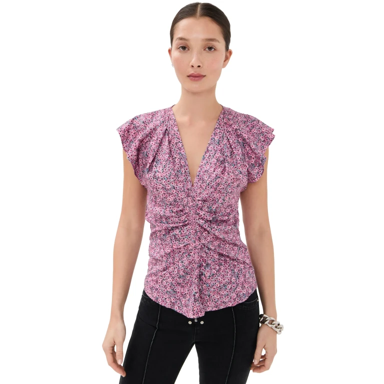 Top Isabel Marant Lonea Rosa 36