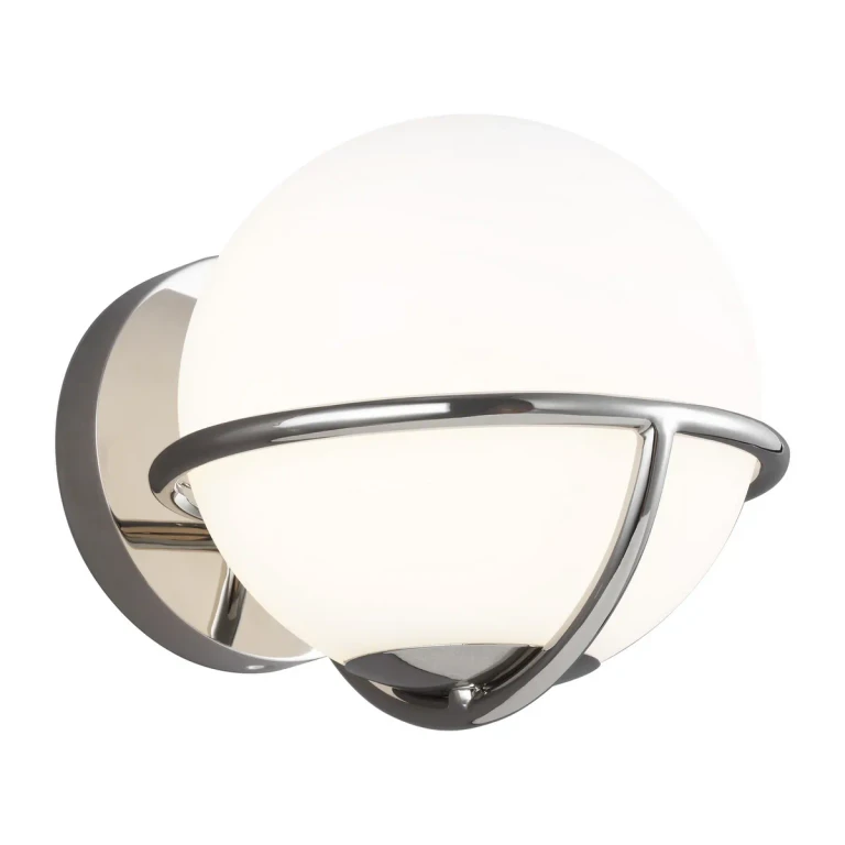Visual Comfort Studio Apollo Wall Sconce in Polished Nickel by Ellen Degeneres