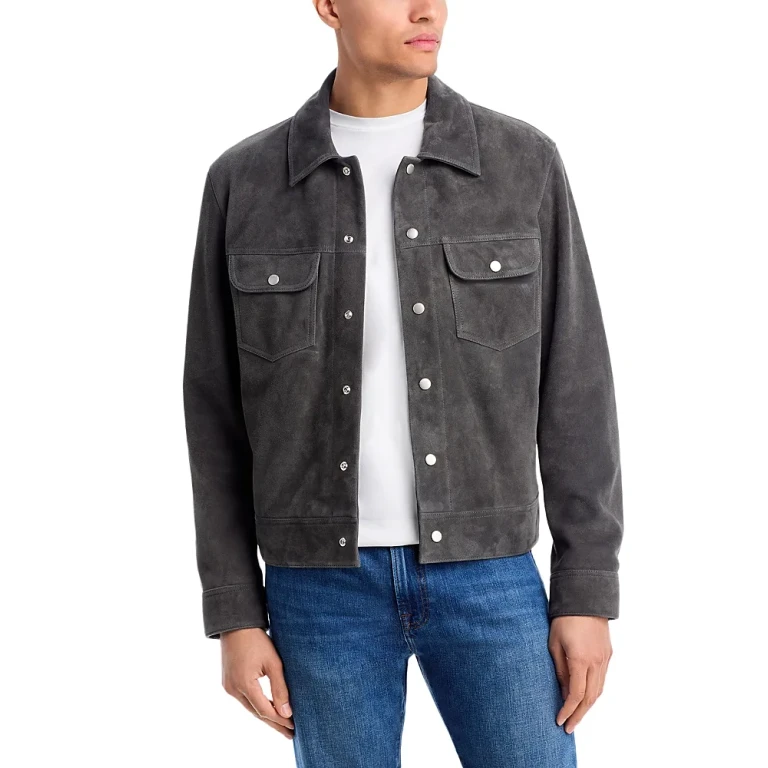 Frame Suede Trucker Jacket