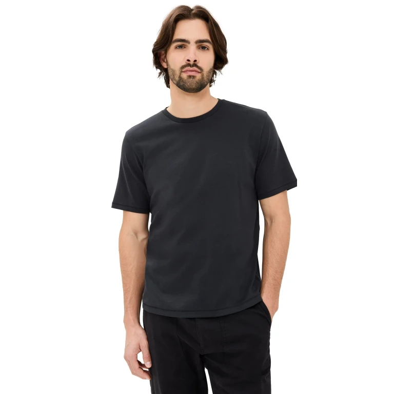 rag & bone Pima Interlock Tee Army L