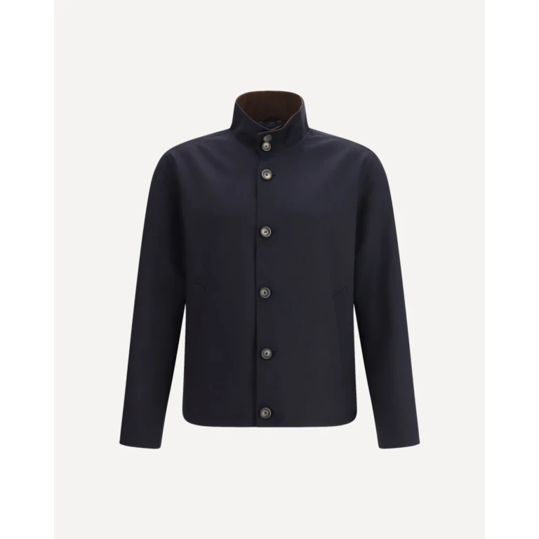 HERNO Double Light Stretch Wooly Jacket Male 46