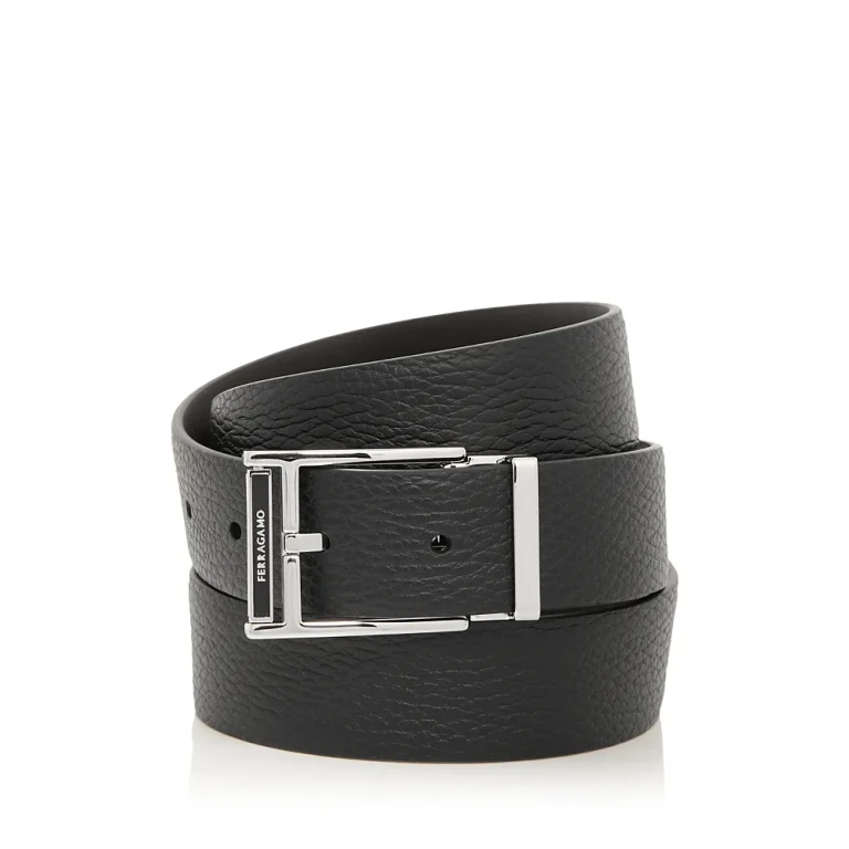 Ferragamo Herren Reversibler Ledergürtel