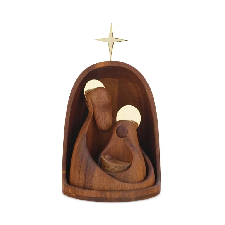 Nambe 4 Piece Nested Nativity Set