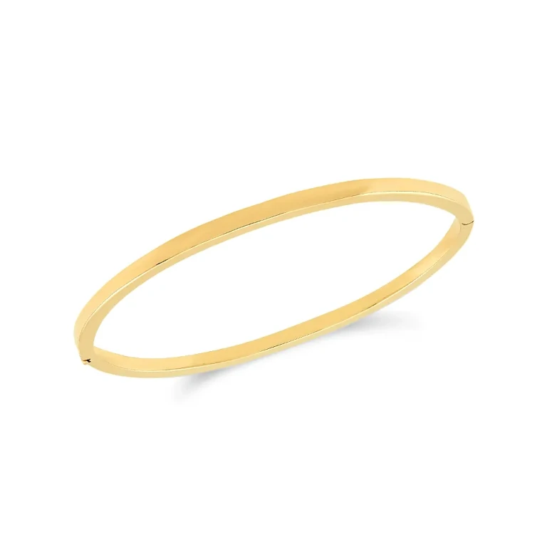 Alberto Amati 14K Yellow Gold Polished Bangle Bracelet