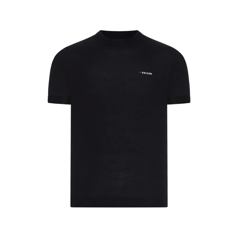 Prada Girocollo Black Maglia - Men