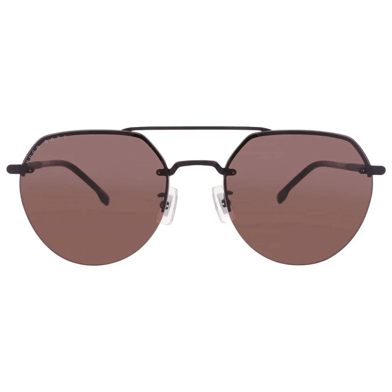 Hugo Boss Brown Pilot Mens Sunglasses BOSS 1142/F/S 0003/70 59