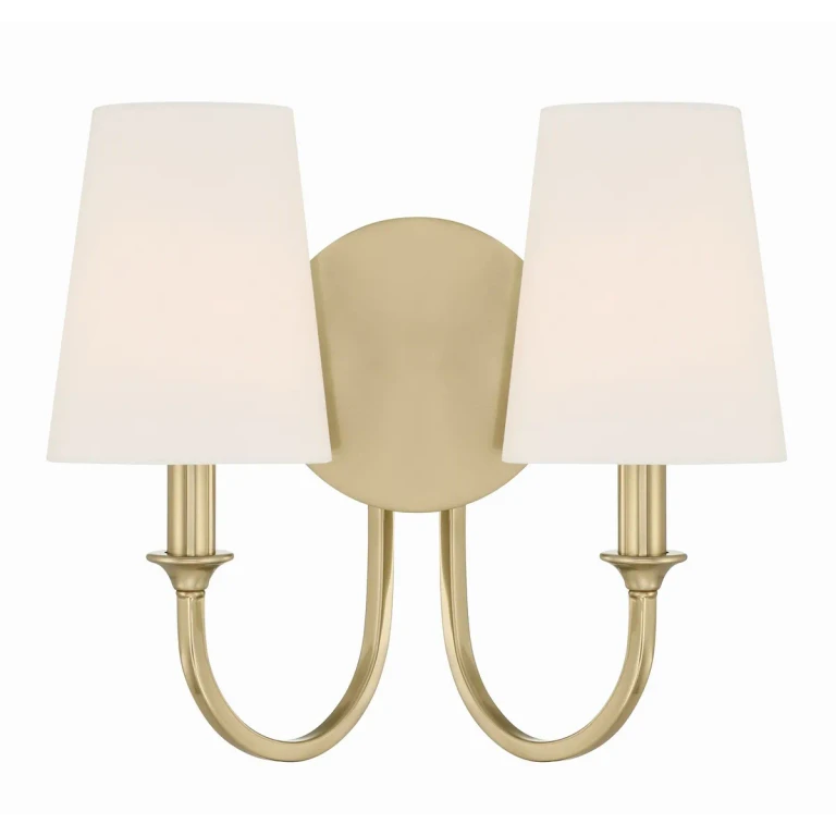 Payton 2-Light Wall Mount in Vibrant Gold