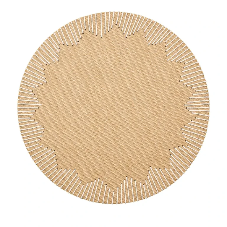 Kim Seybert Dream Weaver Placemat Set of 4 Natural/White One Size