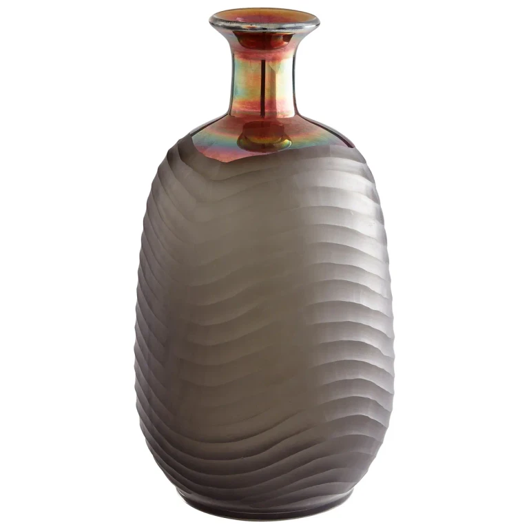 Medium Jadeite Vase in Iridescent