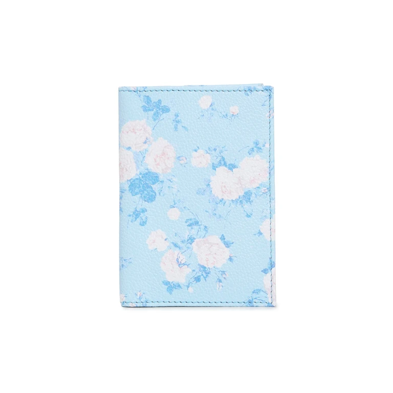 LoveShackFancy Passport Case Whisper Blue One Size