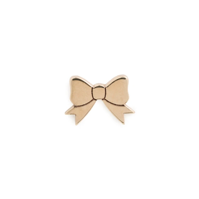 Zoe Chicco 14k Gold Itty Bitty Bow Single Stud Earring 14k Yellow Gold One Size
