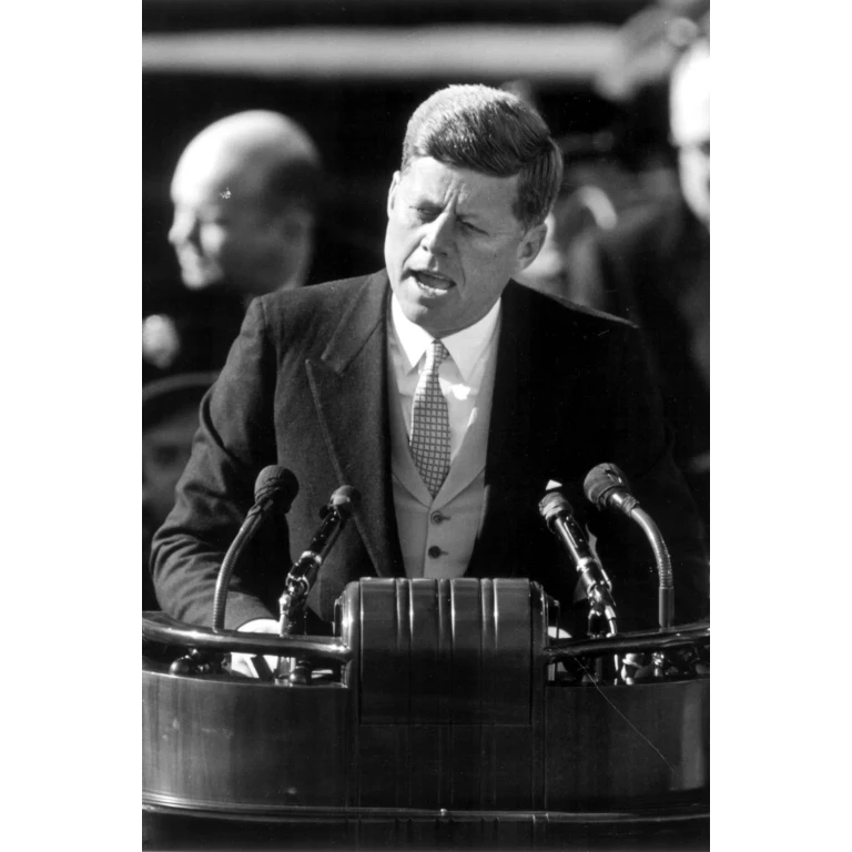 Inaugural Speech Photographic Artwork | Andrew Martin JFK