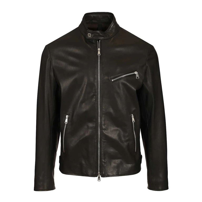 Tagliatore Blouson En Cuir - Noir