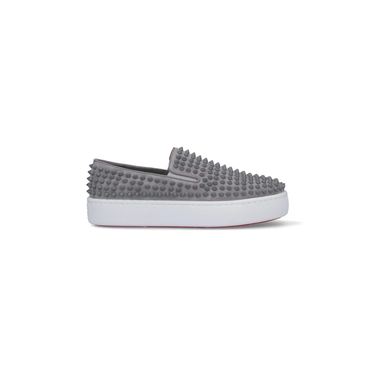 Christian Louboutin Sneakers Grey Upper: Calf Leather - Men