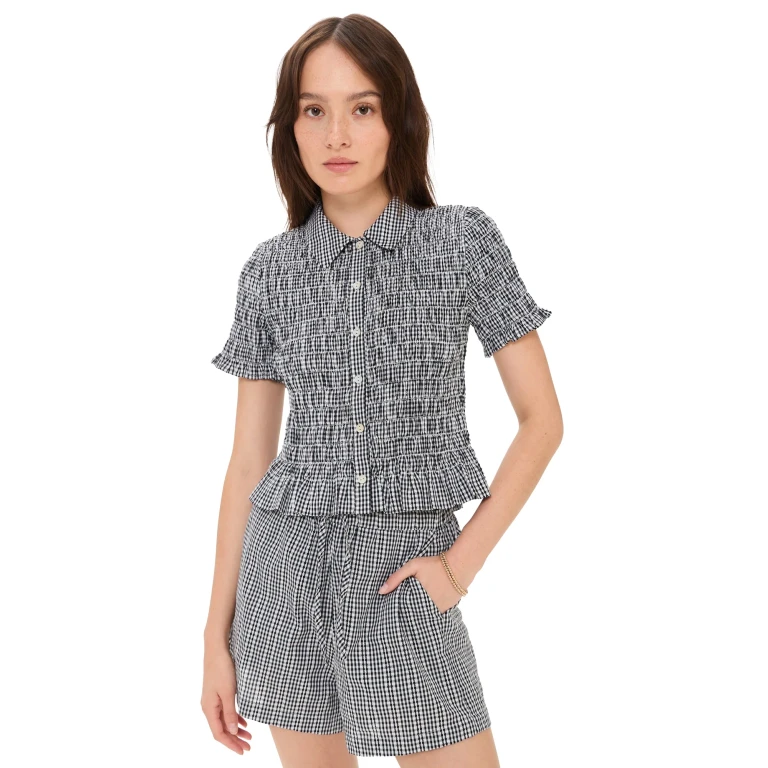 RAILS Alton Top Black Gingham XL