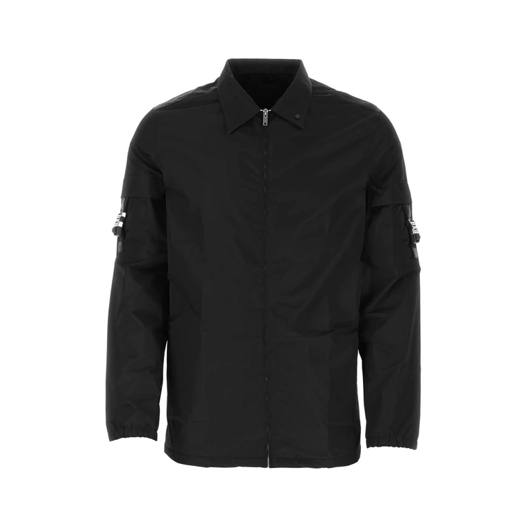 Givenchy Black Polyester Shirt 001 Exterior: Camicie - Men
