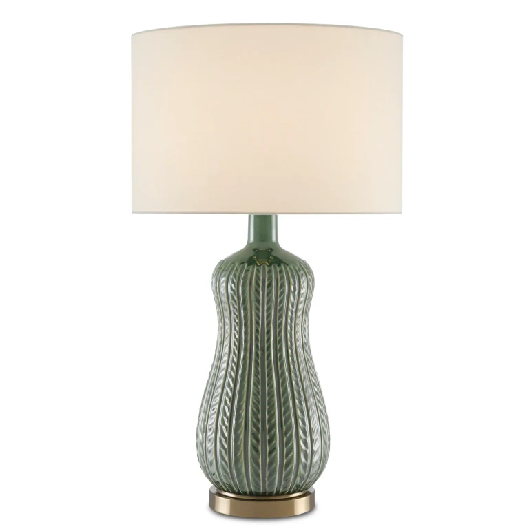 Green One Light Table Lamp from the Mamora Collection