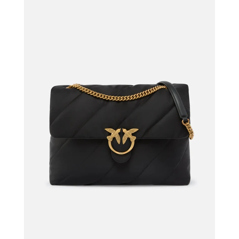 Pinko - Grand sac Love Bag en tissu recyclé matelassé