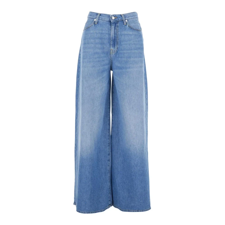 Roy Rogers Kaori Blue Jeans With Stonewashed Effect In Denim