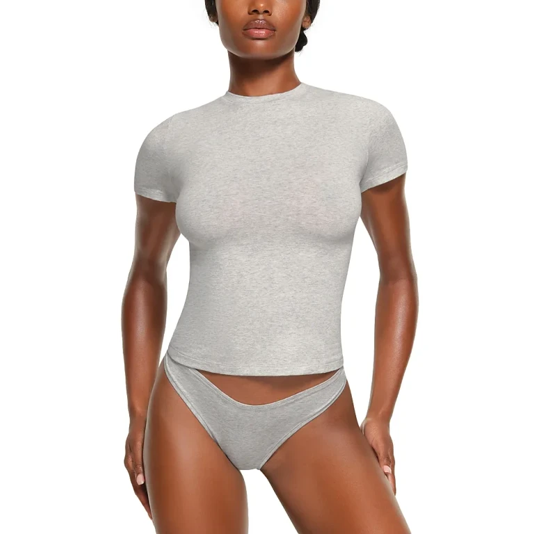 Skims Cotton Jersey Short Sleeved Tee