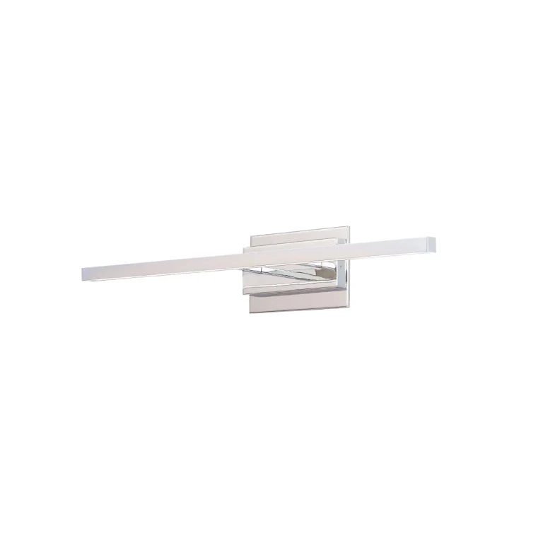 WAC Parallax 2700K Bathroom Vanity Light in Chrome - WS-73123-27-CH