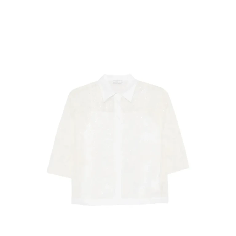 Peserico Sequin Button-up Shirt