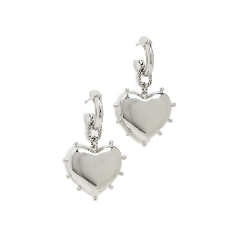 Elizabeth Cole Darlene Earrings Silver One Size