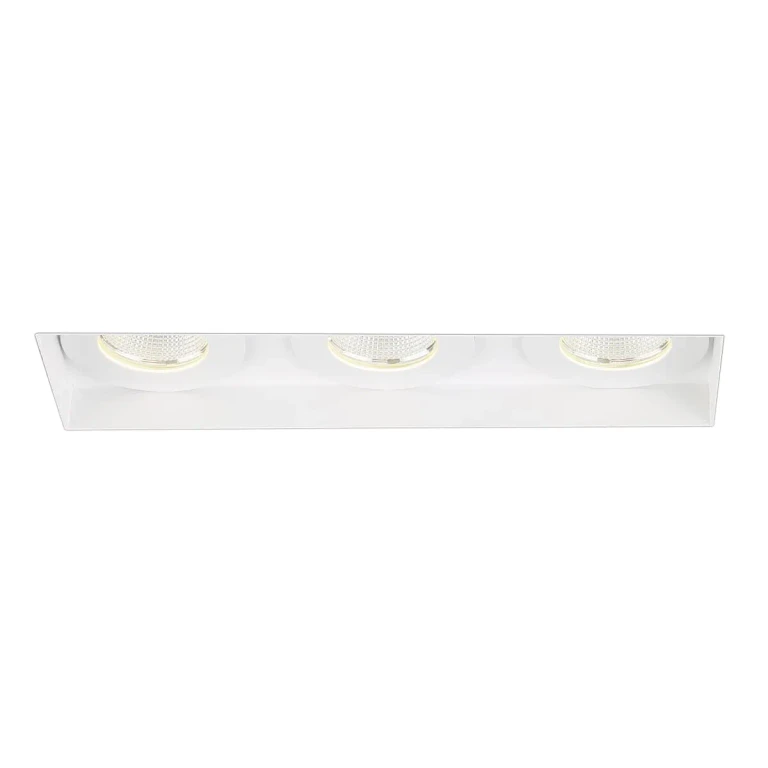 White Three Light Downlight from the Amigo Collection